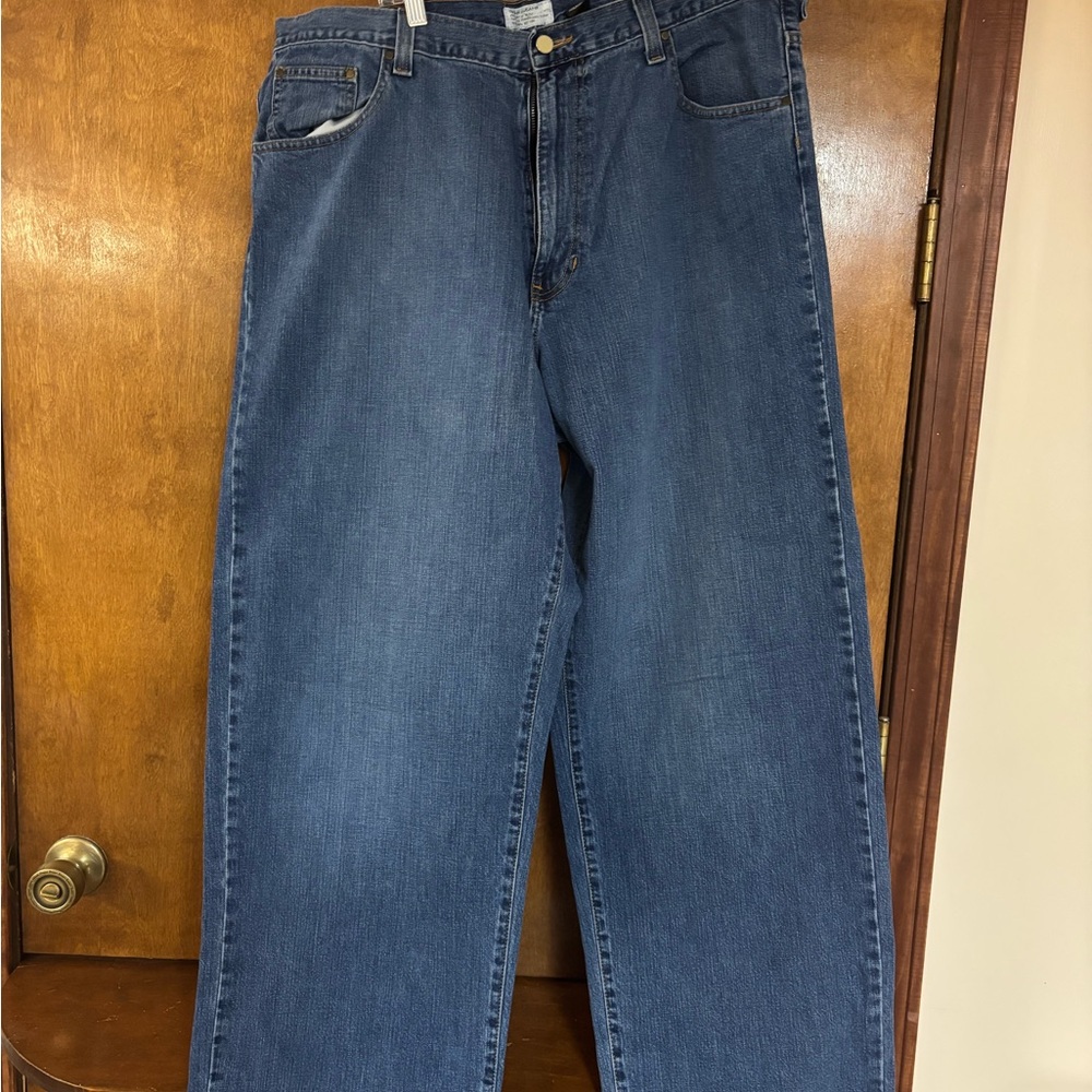 Vintage DKNY Men's Relaxed Fit Blue Jeans